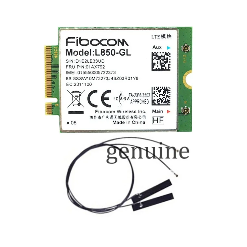 

L850-GL M2- Card 01AX792 4G LTE Wireless Module for ThinkPadX1 Carbon Gen6 X280 T580 T480s L480 X1 Yoga Gen3-L580