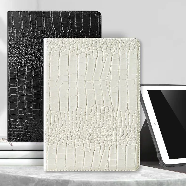 

Stand Crocodile Grain Flip Leather Case Cover For iPad 9.7 10.2 11 12.9 Inch Tablet Cases for Ipad 5/6 Air Air 2 Protector Shell