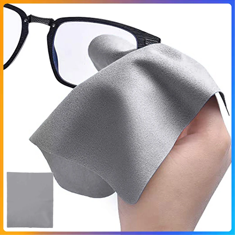 2PCS Microfiber Glasses Cleaning Cloth Microfiber Velvet Sublimation Blank Glasses Clean Lens Cloth For Phone Camera Lens Glasse