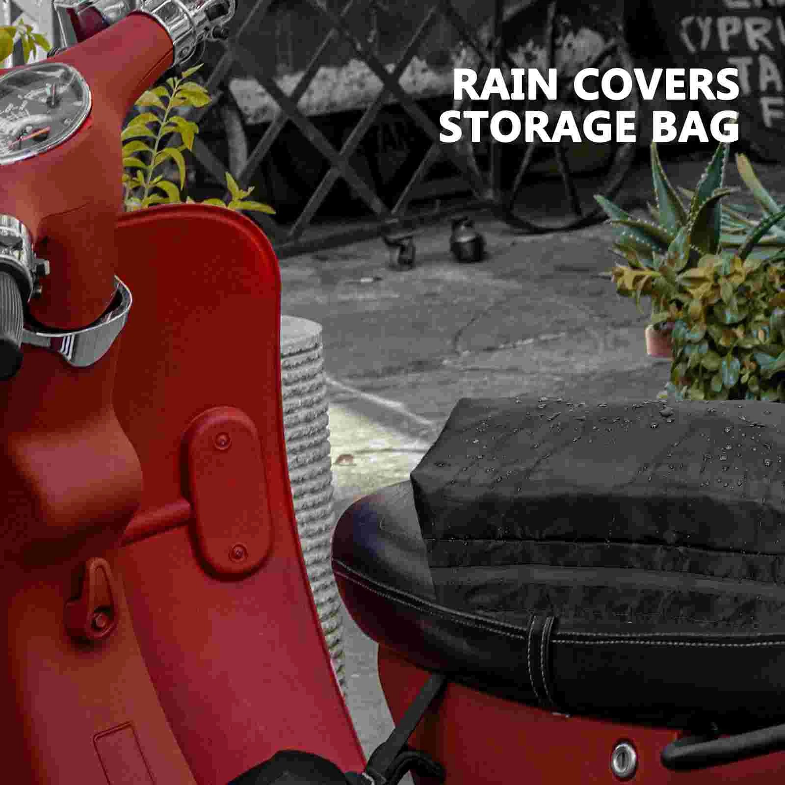 Electric Vehicle Bag Bike Scooter Case Double Layer Ebike Rain Cover Storage Polyester