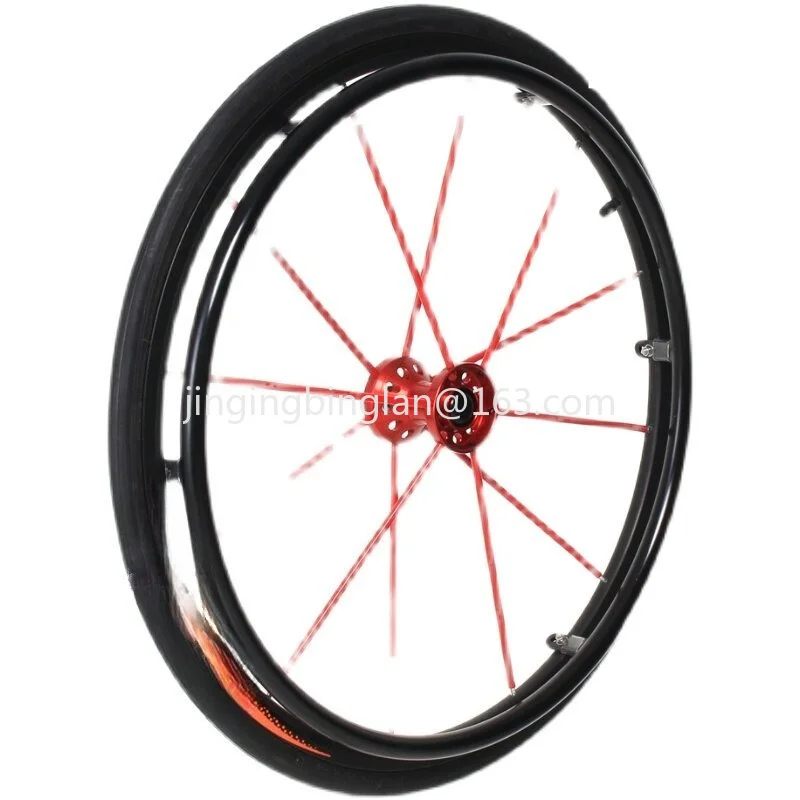 Factory direct sales of sports wheelchair wheel rear large wheel 24 inch set of accessories quick release wheel hub with bearing