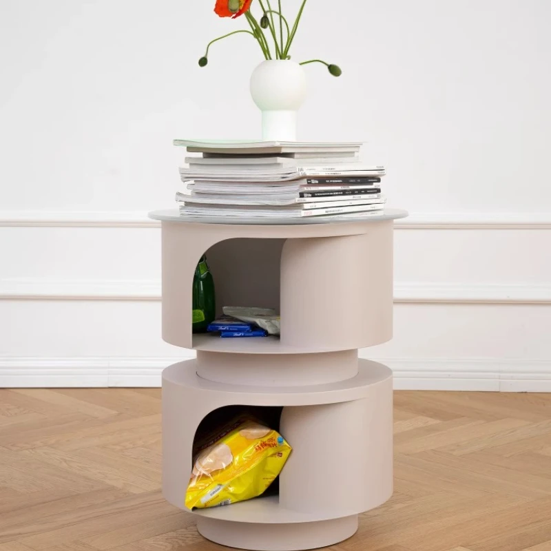 

People and cats share cat litter side table dopamine creative cute design storage small coffee table table