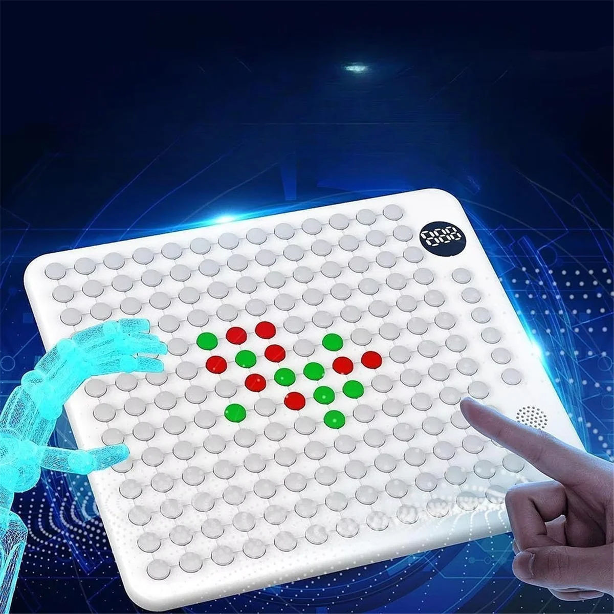 A17I Electronic Board Game Intelligent Gomoku Game Versus Thinking Brain Teaser Chess 169 Buttons for Girls Gifts
