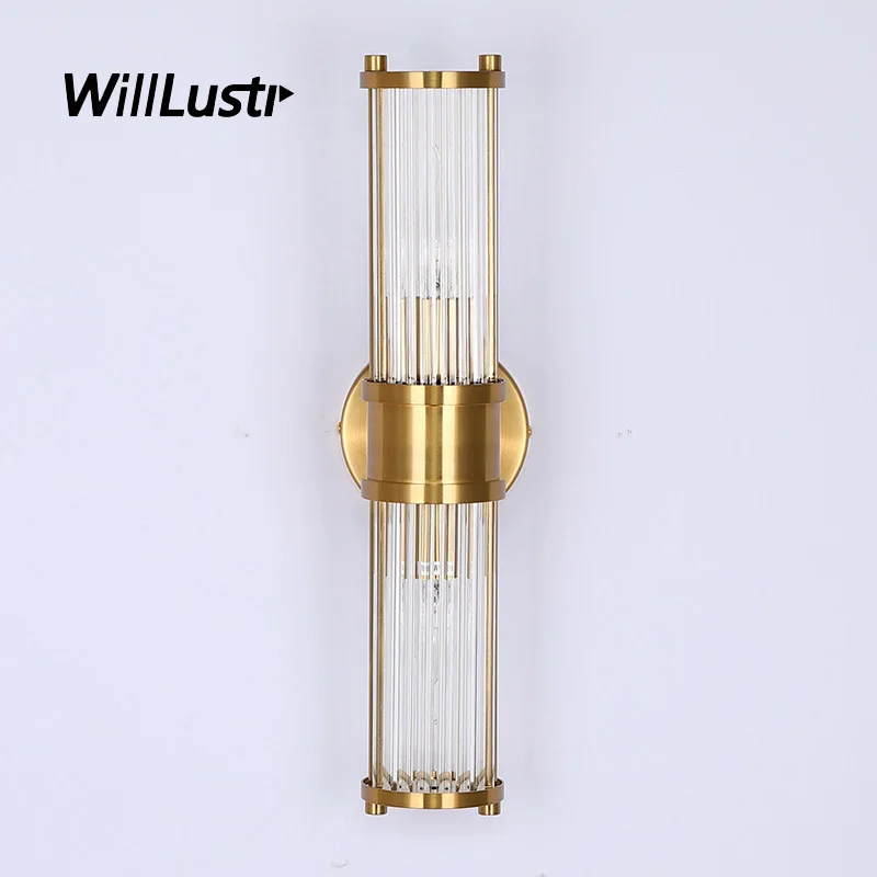 

Vintage Luxury Glass Wall Lamp Retro Crystal Sconce Hotel Living Dining Room Bedside Cafe Bar Balcony Gold Black Metal Lighting