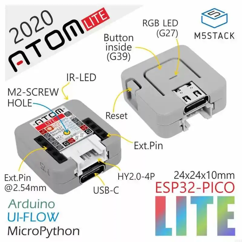 Miniature Development Board Wifi Bluetooth-Compatible Programmable Button Controller Board For Electronics H8WD