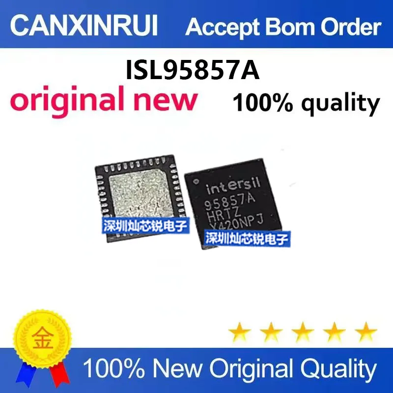 (5-100pieces)Brand new original ISL95857A ISL95857AHRTZ-T 95857A QFN packaged power chip