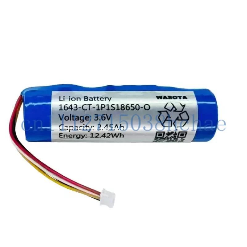 1643-CT-1P1S18650-O for WASOTA is applicable to LC06 for Hikvision thermal imaging camera battery