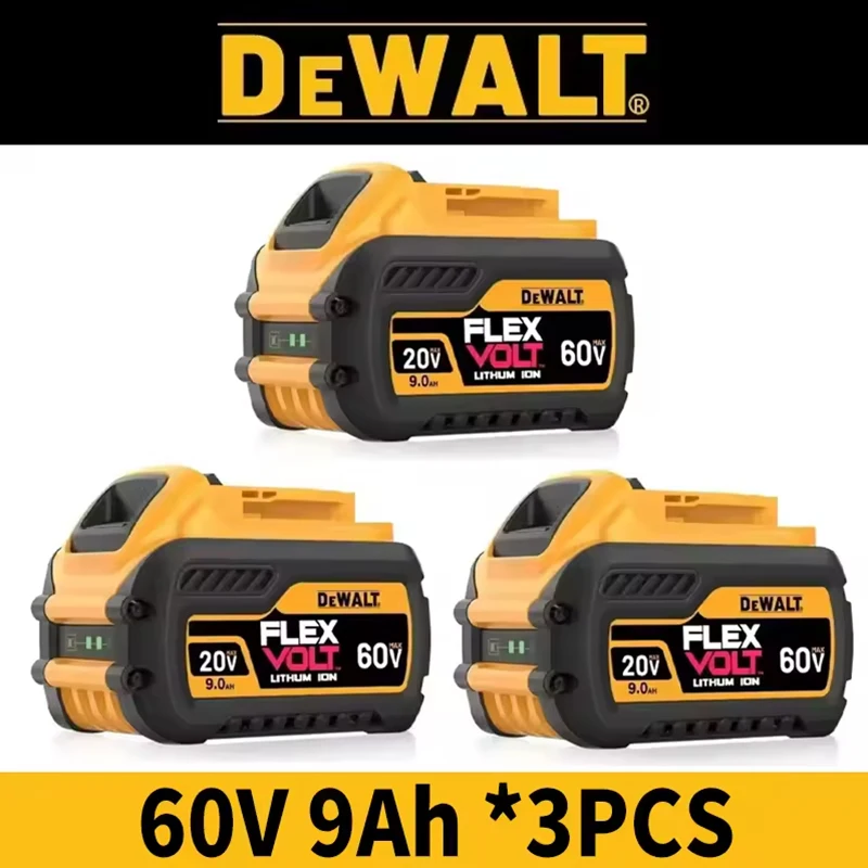 Original DeWALT 60V Battery DCB609 9Ah MAX FlexVolt for DCB606 DCB205 DCB206 DCB209 DCB182 DeWALT Battery 20V Power Tool