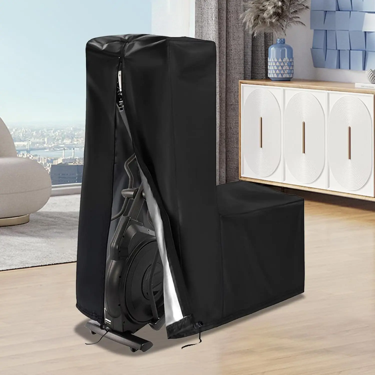 Elliptical Exercise Machine Cover for Indoor & Outdoor, Home Elliptical Fitness Machine Protective Cover Waterproof & Dustproof