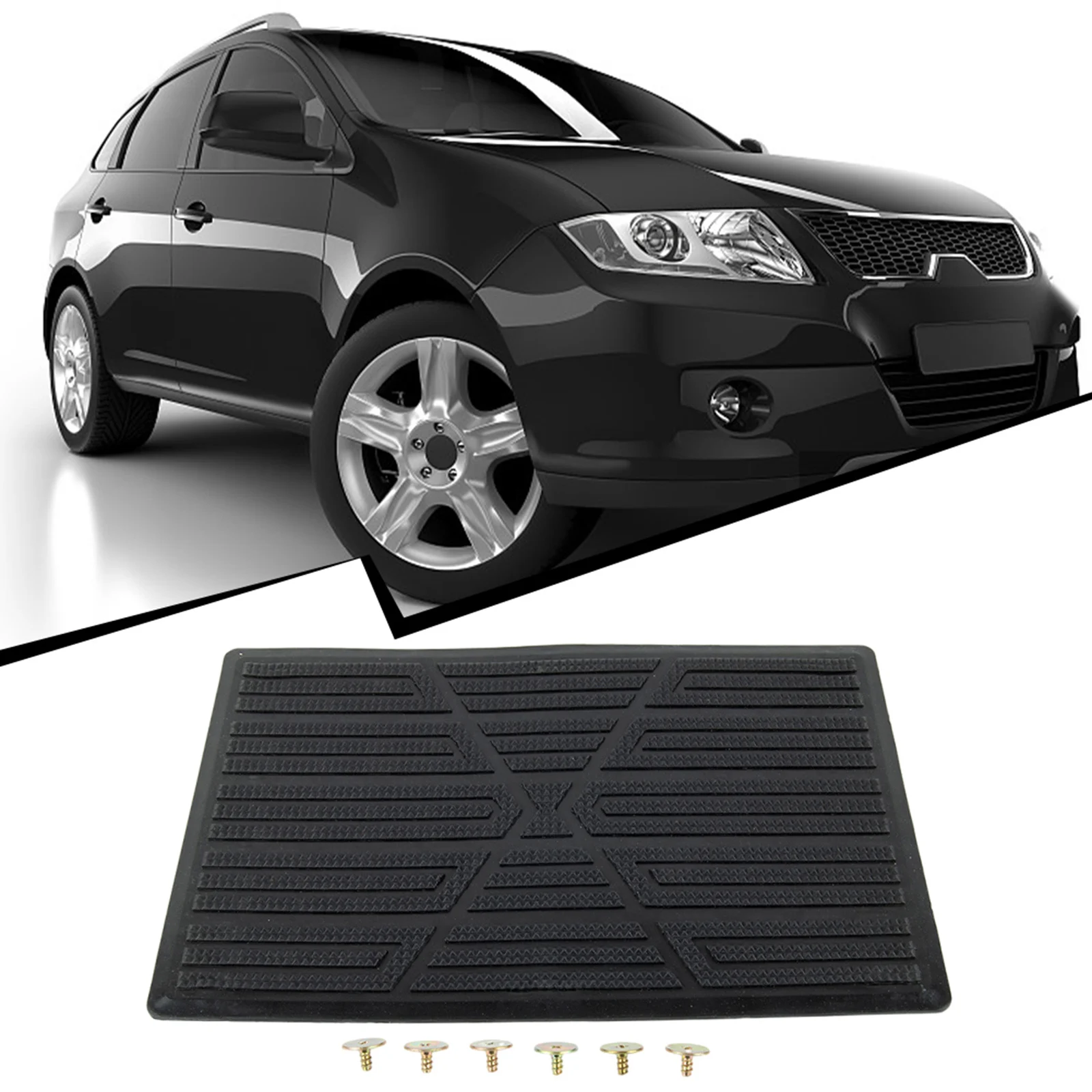 

23CM*15CMCar Anti-skid Floor-Pad PVC Pedal Plate Foot Heel Scuff Plate Automobile Cover Trim Mat Non-slip Carpet Patch