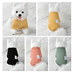 Pet Sweaters for Autumn and Winter Cat and Dog Clothes Cat and Dog Knitwear Puppy Clothes Dog Designer Sweater Winter