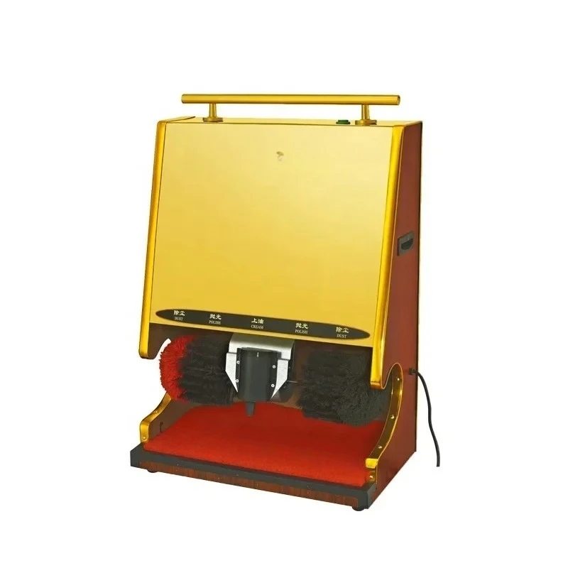 new soft brush no damage the upper even and bright automatic shoe shiner cleaner machines operate with  sensors