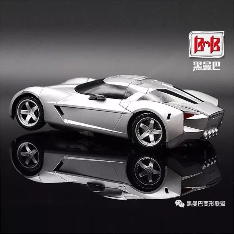 BMB Transformation Black Mamba  MP12S KO oversized Version metal Diecast part LS08 Sideswipe action figure toy