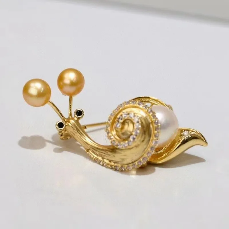 

3Pcs/Lot Snail Design Women Handmade DIY Breastpin Making Jewelry Brooch Fittings Components