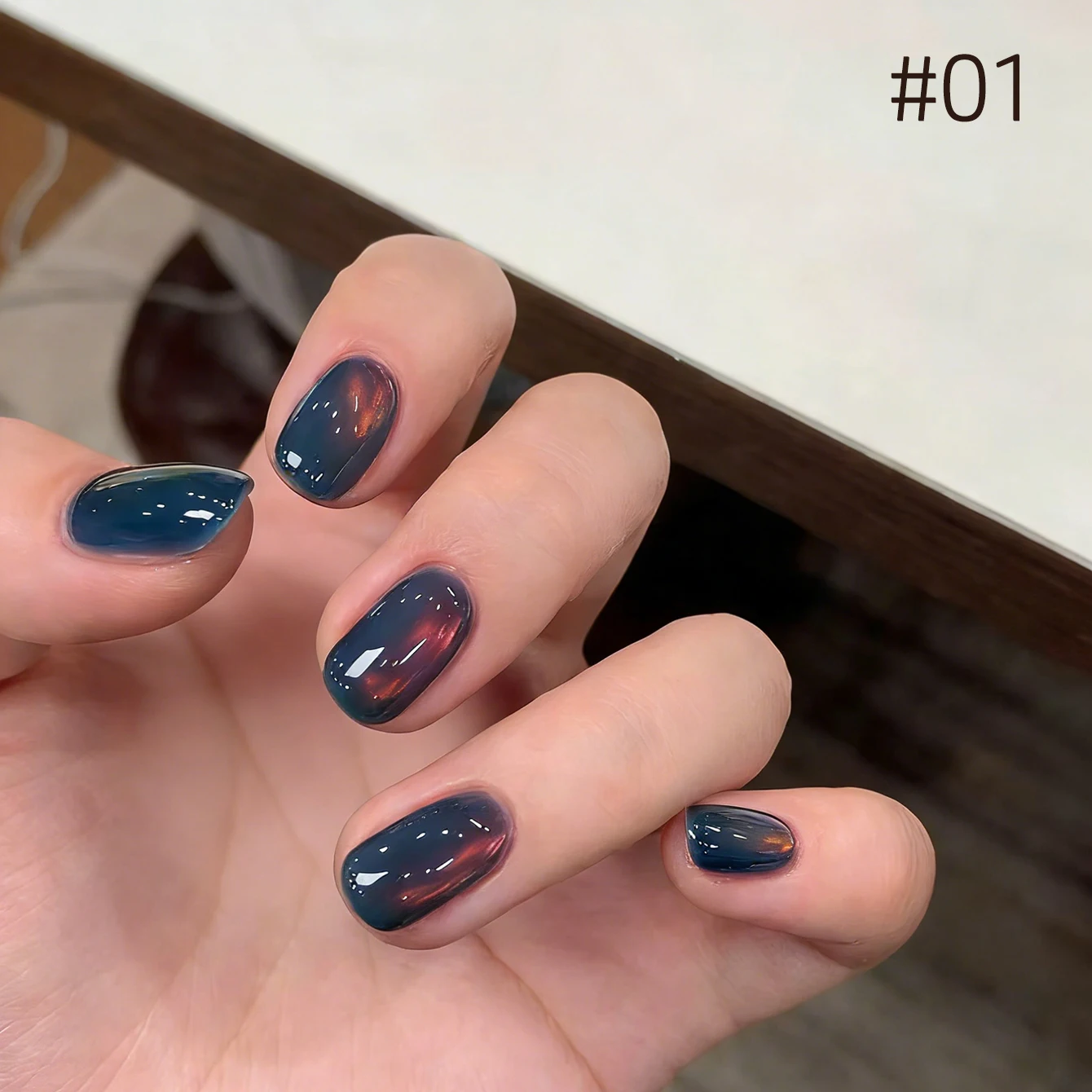 10ML 1PCS Astrology Temple Cat Eye Nail Gel Winter New Style Colored Popular Glass Beads Cat Eye Gel Nail Polish Nail Stuff