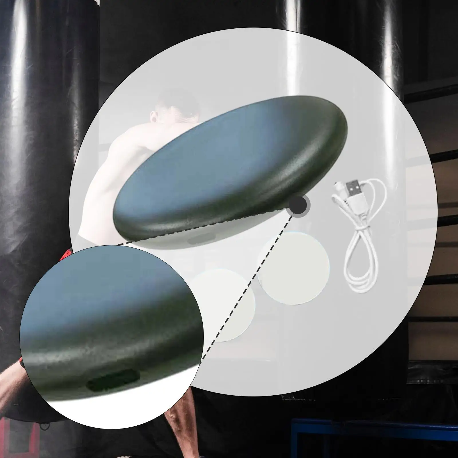 Punching Bag Smart Force Tracker Force Measurement Professional Kick Dynamometer Boxing Power Meter Portable for Enthusiast Mma