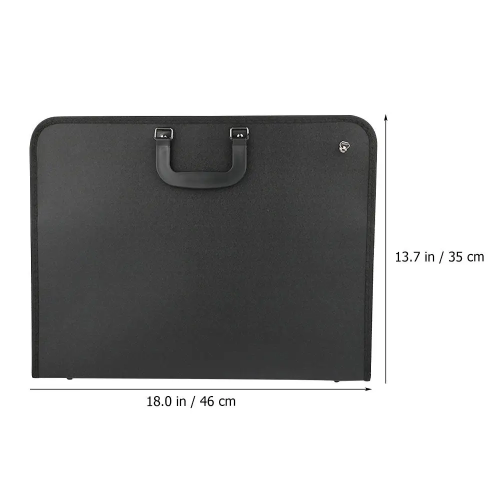 600D أكسفورد محفظة حالة A3 حقيبة الرسم المحمولة تخزين مقبض خفيف الوزن تصميم حمل الفنان لوازم اللوحة