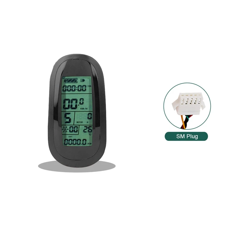 

Комплект для электровелосипеда Ebike, 24 В, 36 В, 48 В, 72 в, дисплей KT-LCD6, интеллектуальная панель управления с USB
