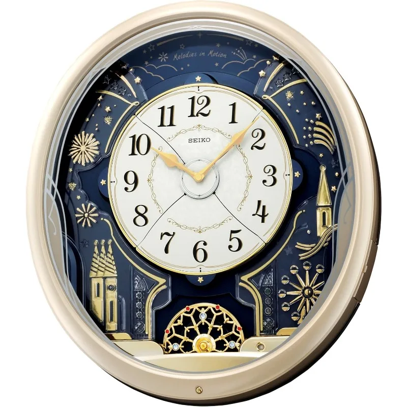 Melodies in Motion Wall Clock, Starry Night- 18.26