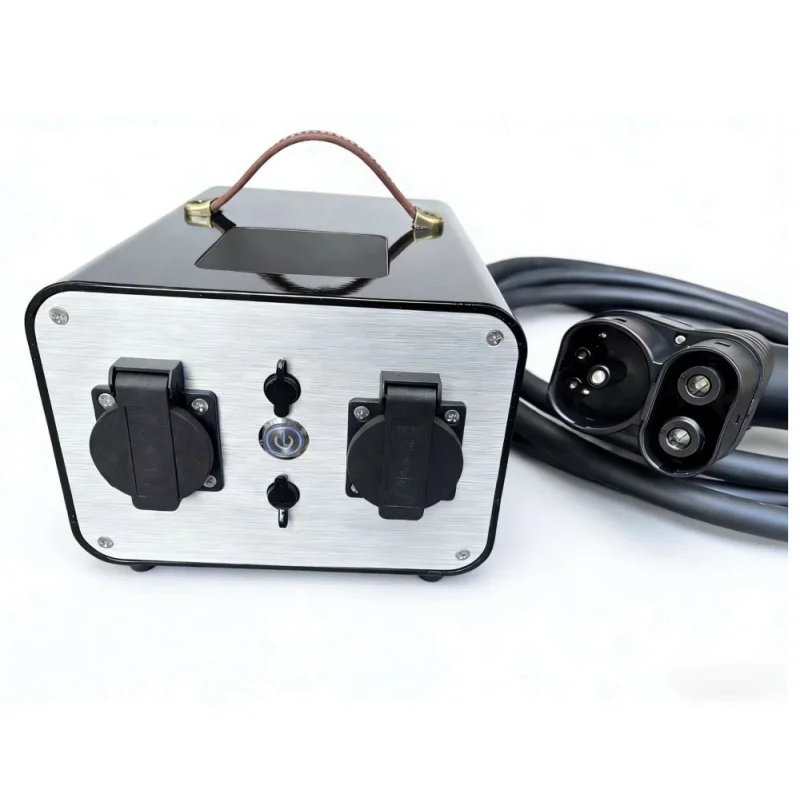 

OEM/ODM New Design DC 5kW V2L Unloader with CCS2 DC Charging Plug 140CM Cable Portable Discharge for EV Car