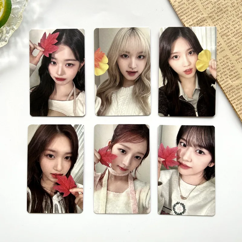 6pcs/set Kpop Idol IVELomo Cards 2023 Photocards Photo Card Postcard for Fans Collection