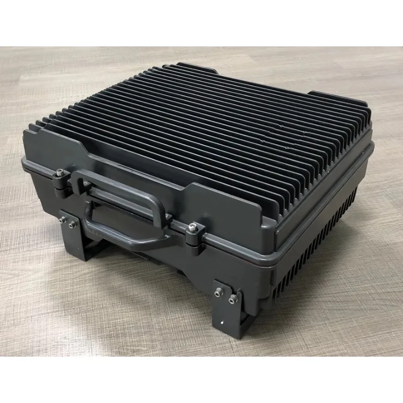 Outdoor waterproof box, aluminum alloy shell, aluminum shell 076:475 * 375 * 111.6