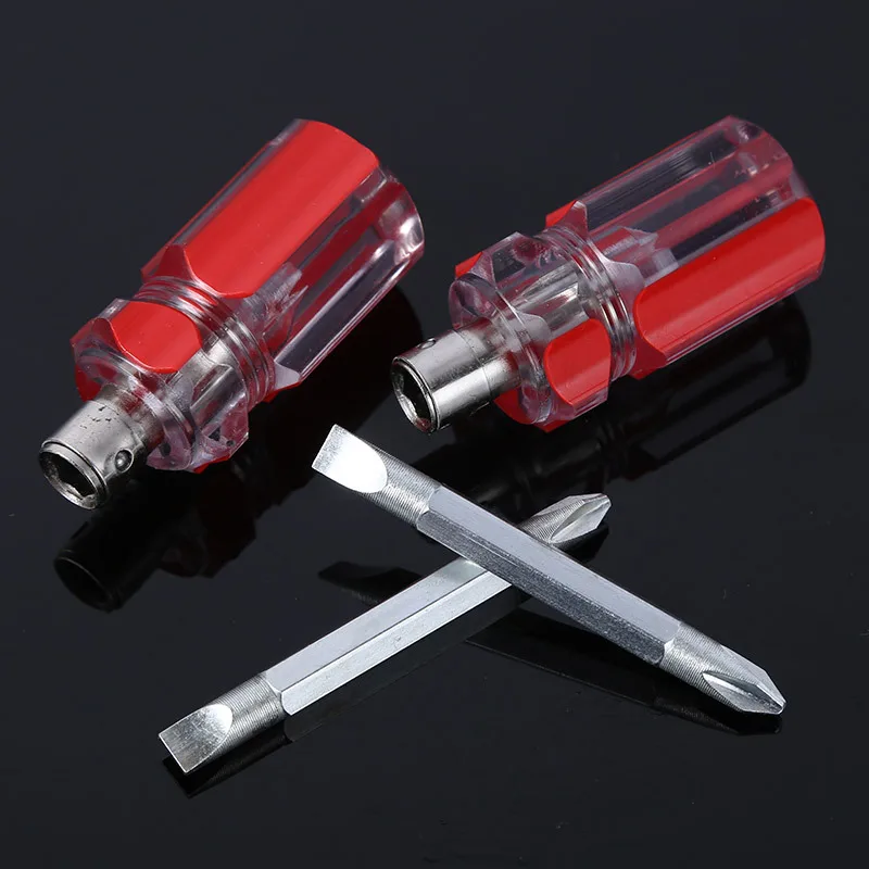 Mini แบบสองทิศทางหัวเปลี่ยนได้ Slotted ไขควง Multitool เคล็ดลับ Torx สำหรับเครื่องมือซ่อมแซม DIY