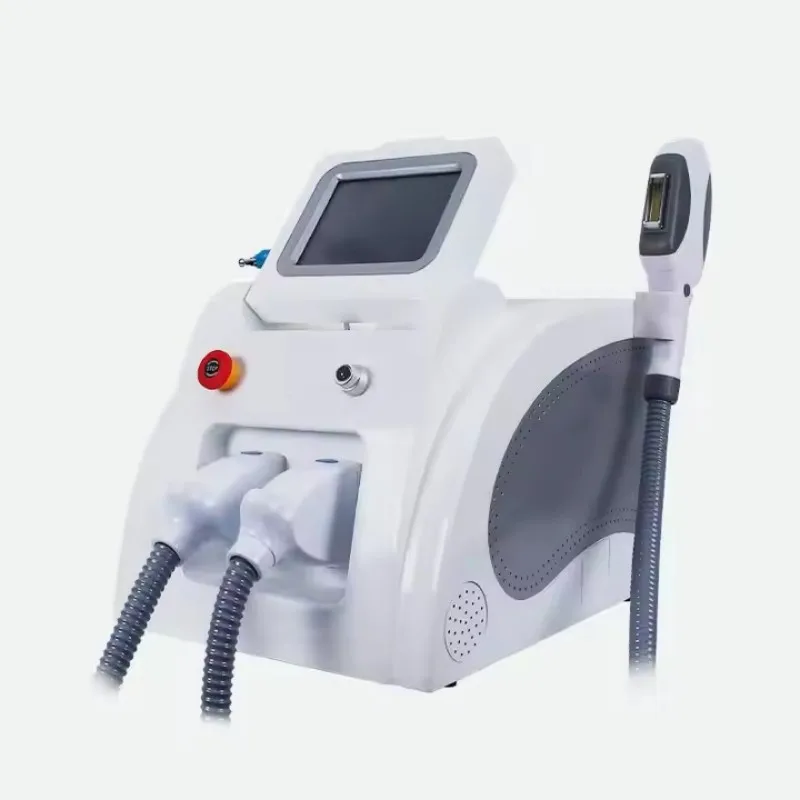 2 In 1 Nd Yag Laser Tattoo Removal 532 1064nm 1320nm Laser Photon Rejuvenation Pigment Treatment IPL Laser Hair Removal Machine