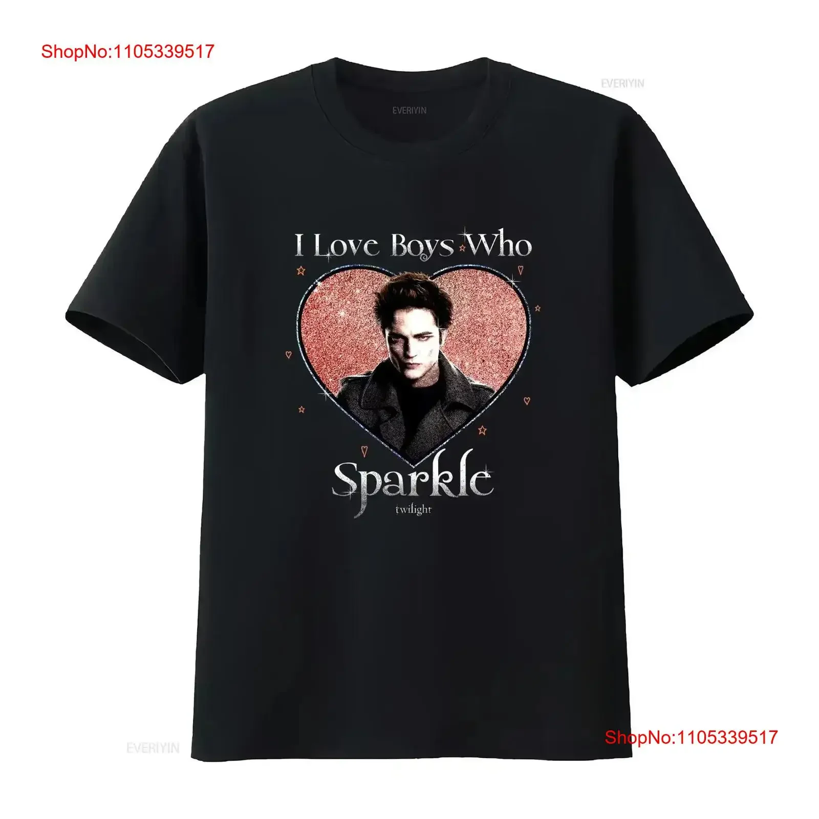 twilight love the sparkle T Shirt vintage Washed Stylish Slightly Top For Everyday Wear Casual Versatile graphic Soft vintage