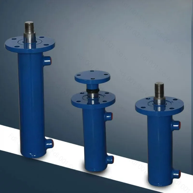 8T Flange bidirectional hydraulic cylinder electric small hydraulic press lift baler