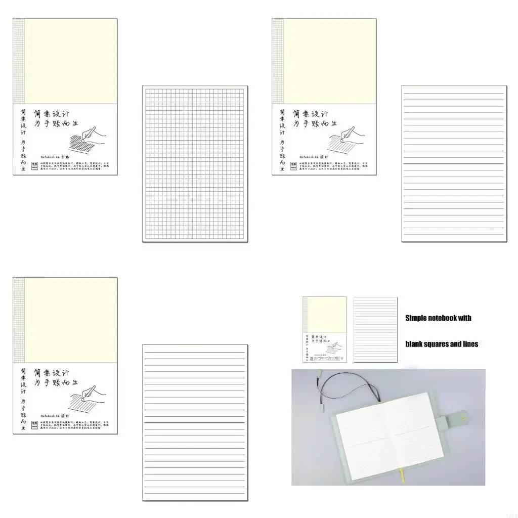 

Y5LB A 5 A 6 B6 Lined Notepads Blank Notepads Reporters Notebooks for Travel Daily