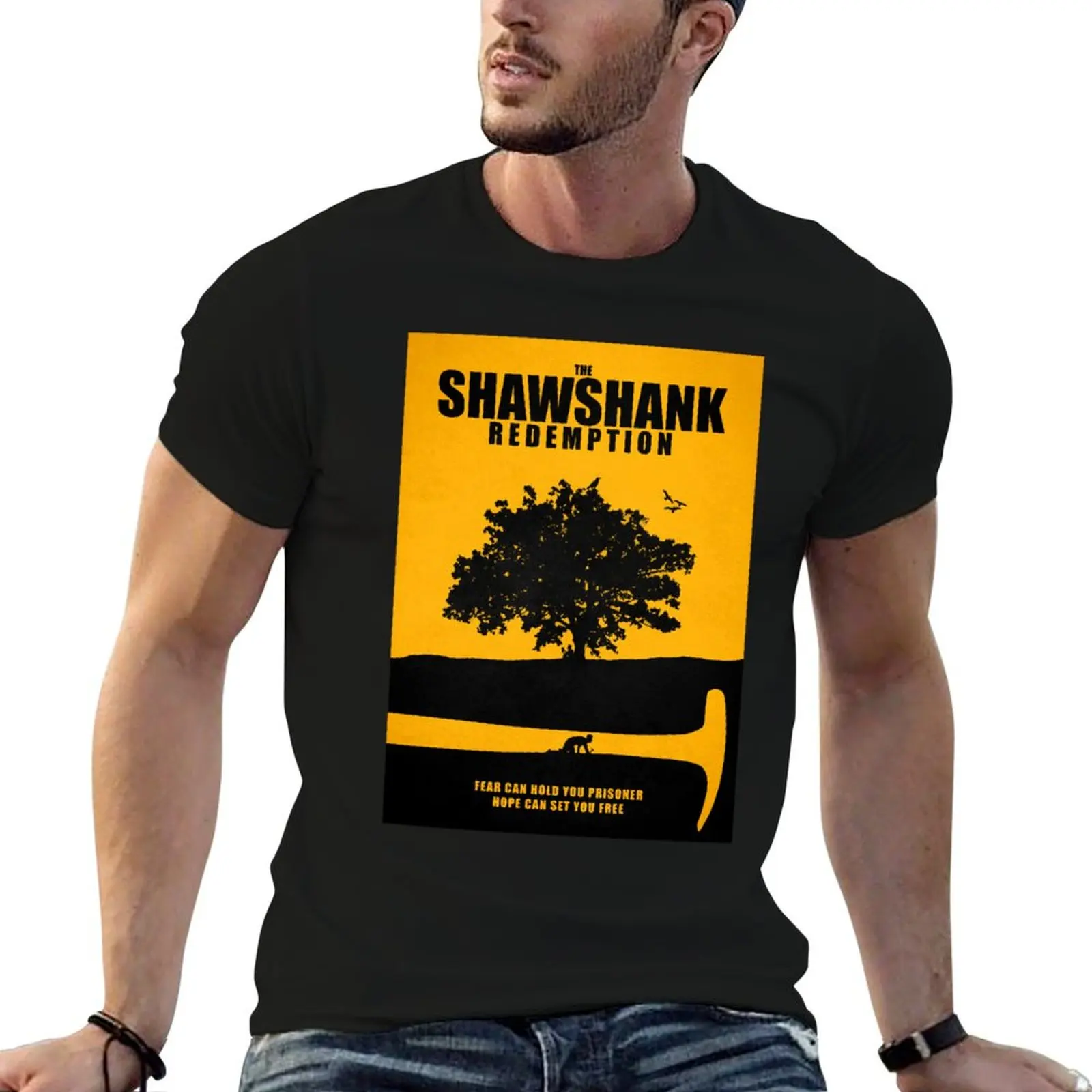T-shirt The Shawshank Redemption, haut décontracté à manches courtes pour Noël