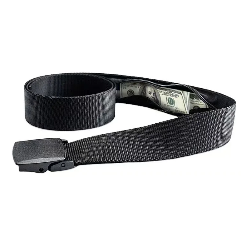 119cm Anti-theft Belt Travel Cash Belt Bag Ladies Portable Hidden Money Belt Belt Purse Belt Bag Men\'s Secret Hidden Belt