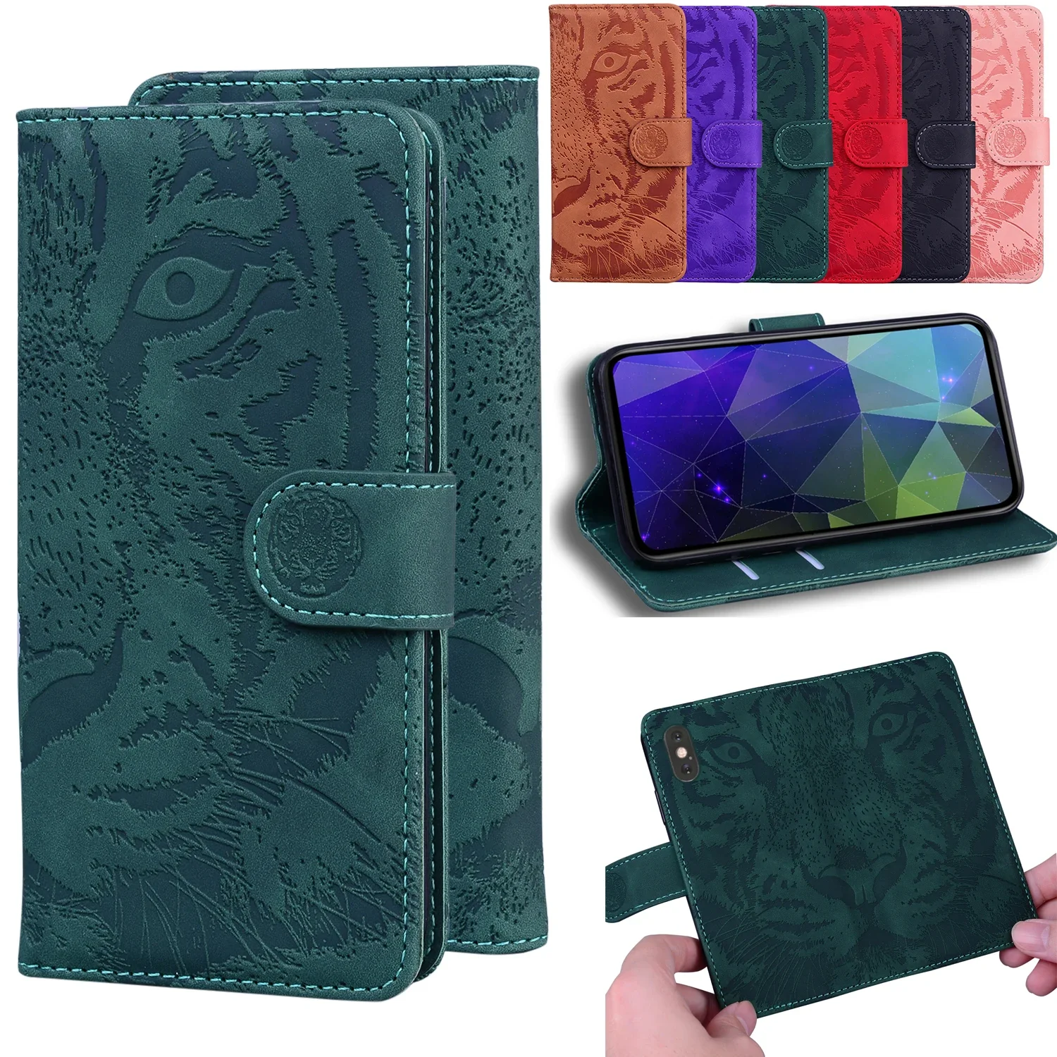 

Leather Card Slot Case For Asus Zenfone 9 ZS620KL ZE620kl Wallet Protect Phone Cover