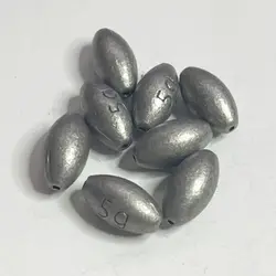 0.4g-4g Fishing Lead Sinkers Lead Olive-shaped fishing Weight Carp Fishing weight Fishing Weight Sinker Fishing Tackle