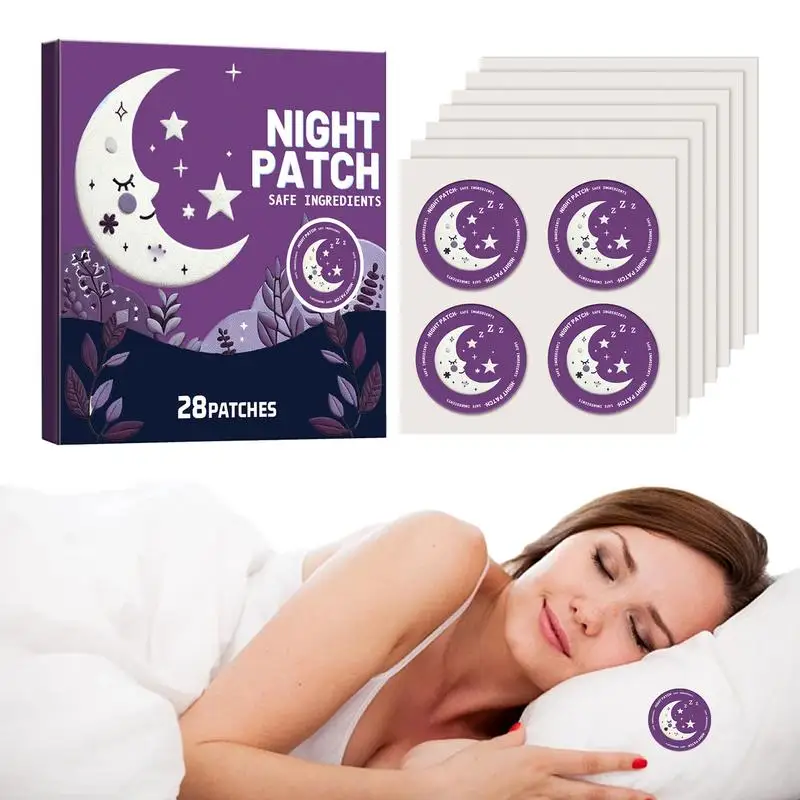 

28 pieces cartoon Plant Sleep Stickers Self-adhesive improve sleep quality relax the body and mind Quickly fall asleep