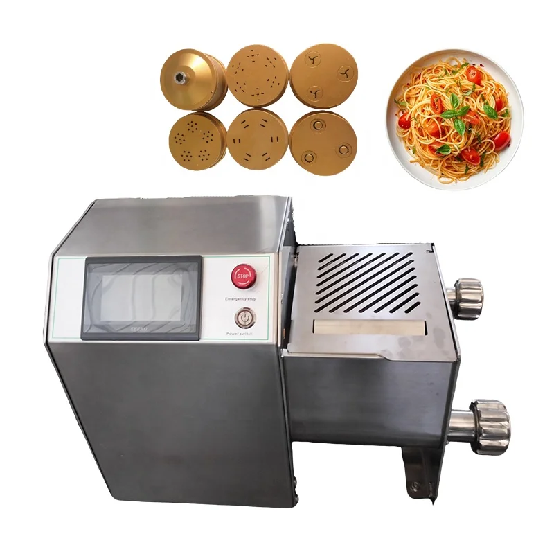Easy Operation Spaghetti Macaroni Making Vegetable Noodle Machine Electric Pasta Maker Noodles Pasta Press Dough Mixer For Sale