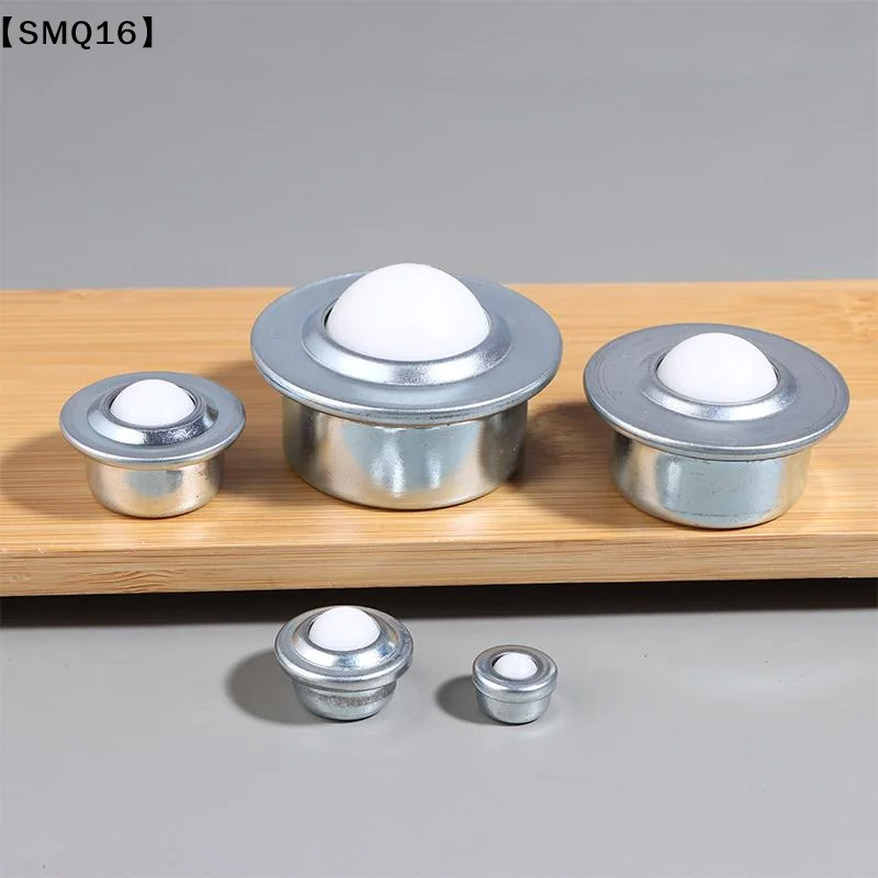 Hardware Nylon Ball Caster CY-8H/12H/15H/22H/30H Universal Nylon Ball Pulley Casters Steel Eye Round Wheel Furniture【SMQ】