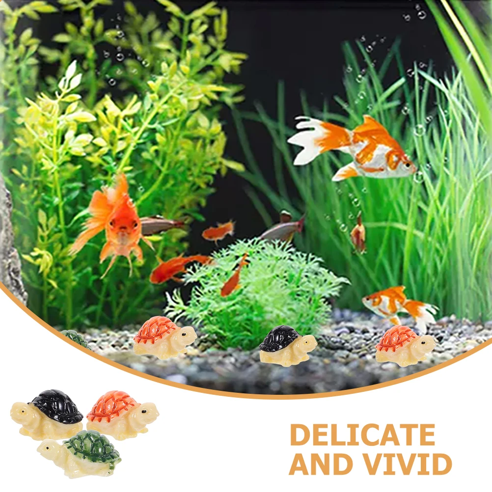 

30pcs Aquarium Ornaments Resin Decor Small Decoration Desktop Car Dashboard Statues Micro Landscape Sculpture Mini Resin