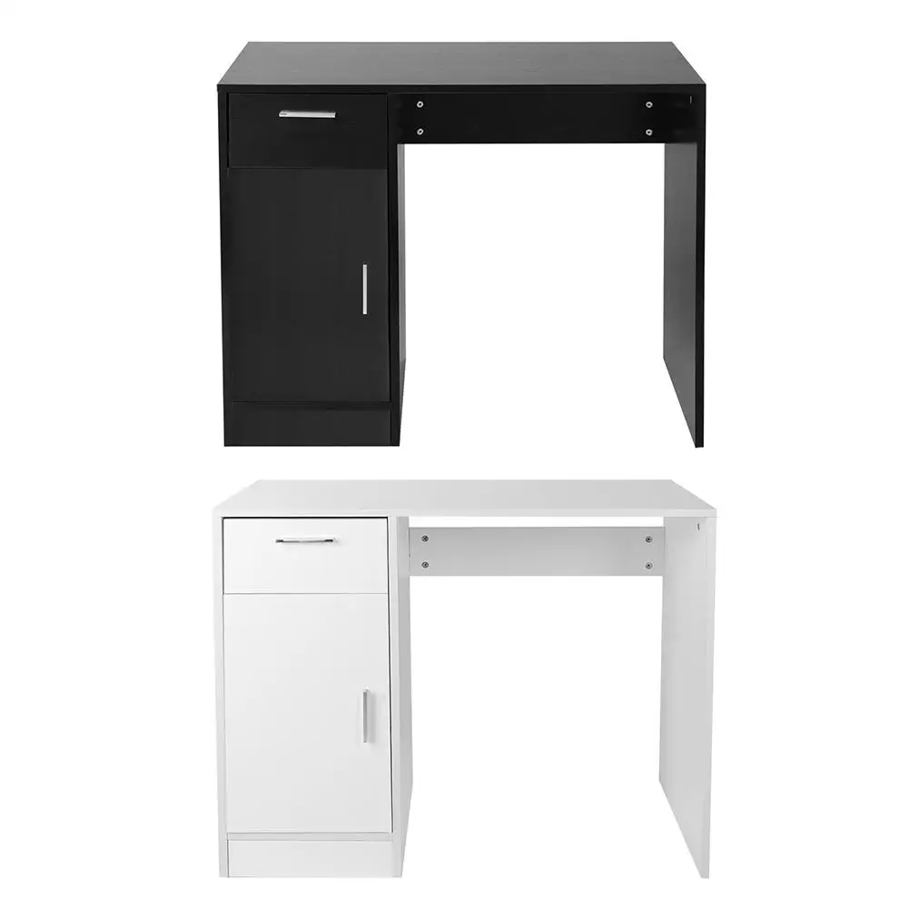 Desktop Table 1 Drawer 1 Door Compact Computer PC Laptop Desk Table Workstation Home  1 Drawer 1 Door Desk Computer Desk