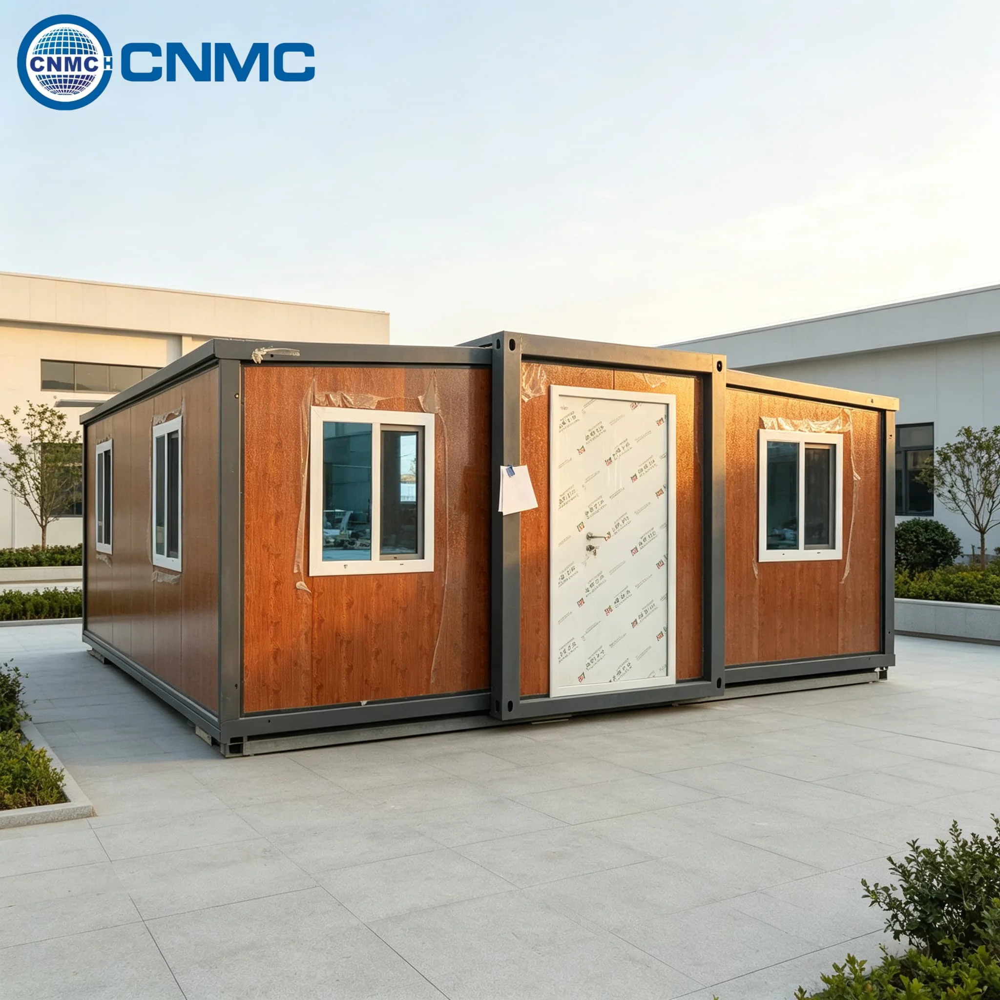 20FT Portable Fold out Expandable Container House Sturdy Steel Frame Sandwich Wall MGO PVC Floor Field Accommodation