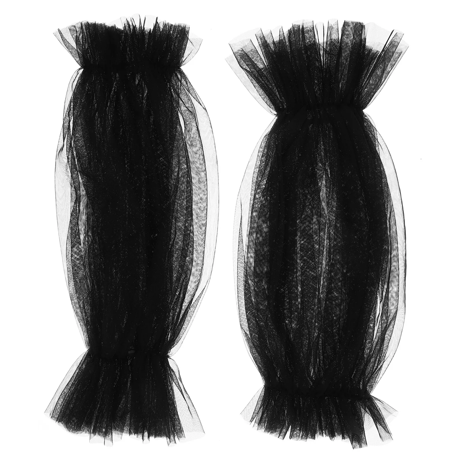 

Wedding Mesh Long Sleeve Elegant Bridal Tulle Bridal Sleeves Gloves Women Dress Gloves For Wedding Vintage Photoshoot