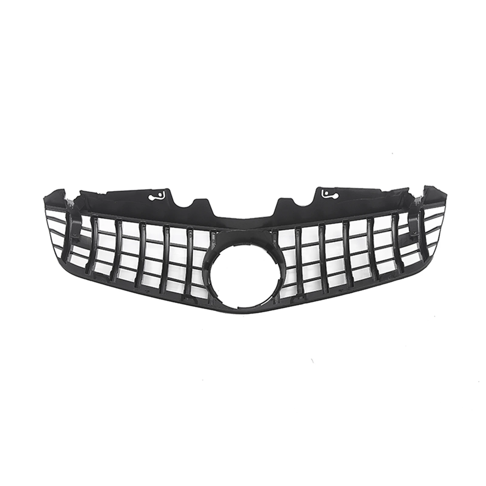 Front Grille Grill For Mercedes-Benz R230 SL-Class 2009-2012 2 Door SL500 SL550 SL600 GT Black/Silver Car Upper Bumper Hood Mesh