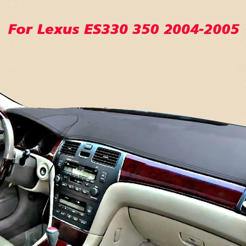 

Black Leather Dashboard Dash Dashmat Mat Carpet pad For Lexus ES330 350 2004-05