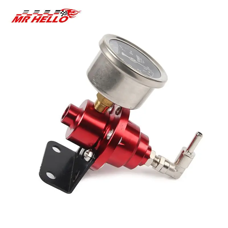 Automobile modified universal TOMEi adjustable fuel pressure regulating valve / fuel booster / pressure regulator with gauge