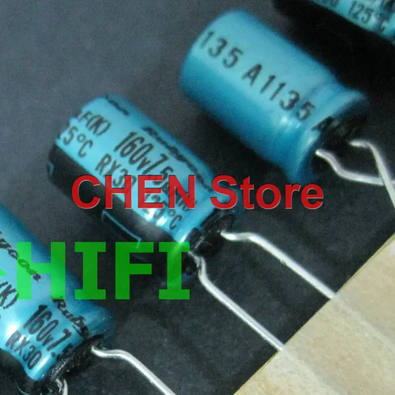 10pcs-50pcs-capacitor-eletrolitico-original-rubycon-rx30-160v75uf-8x12mm-125c-75uf-160v-frete-gratis