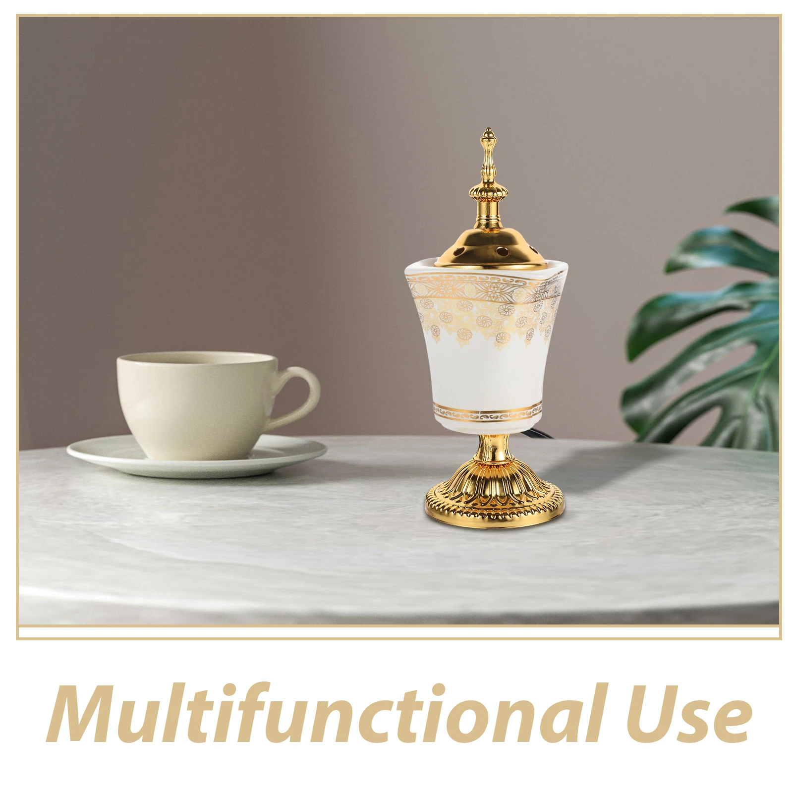 

Vintage Arabic Incense Censer Middle Eastern Plug-in Censer for Home 220-240V (UK Plug)