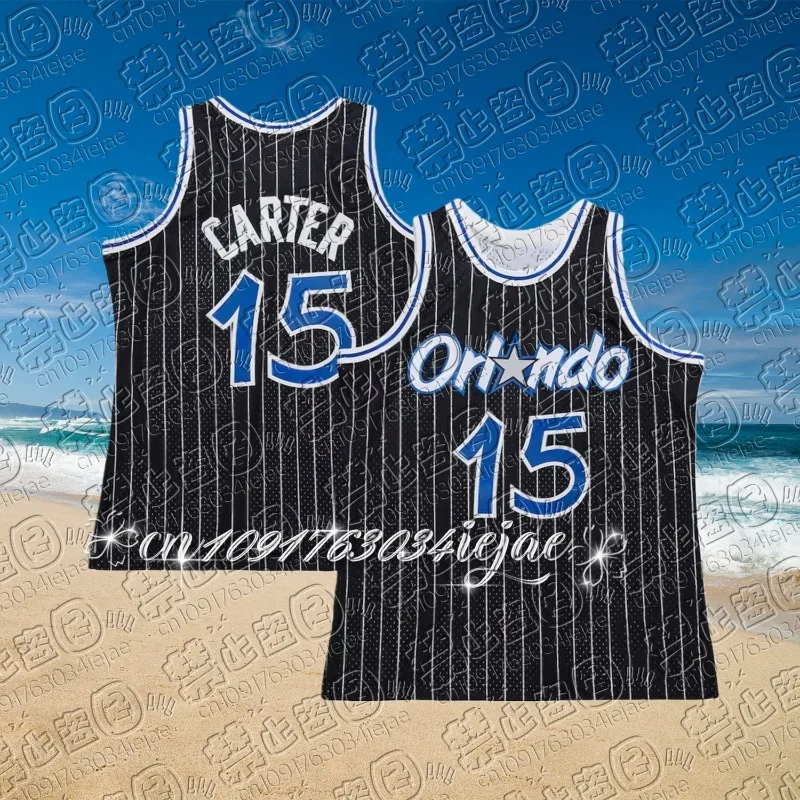 PENNY HARDAWAY Magic 2009/10 Hardwood Classics Swingman Jersey-Preto # 1 ícone 98/99 clássico vintage unissex tops-azul crianças/adultos