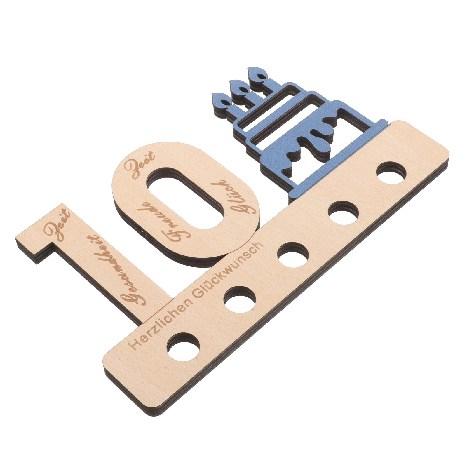 

Wooden Birthday Guestbook Sign Decoration Party Anniversary Table Number Centerpiece Wood Material Home Gift No Odor