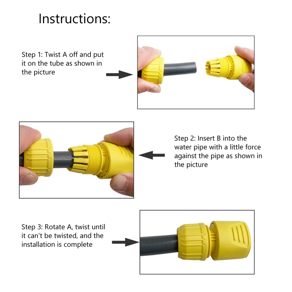 HOSE Connector Set Universal Connector for Karcher K2 K3 K4 K5 K6 K7 Series High Pressure Washers Tap Adapter